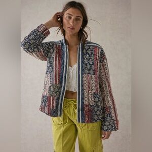 French Connection Quilted Jacket 100% Cotton